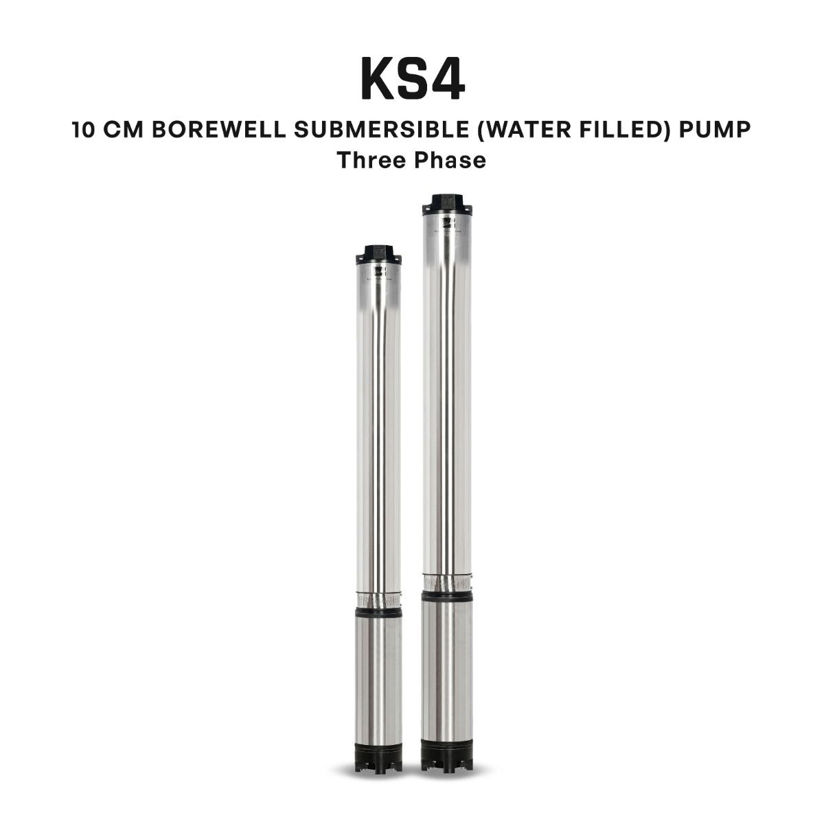 Borewell Submersible Pump, KS4F-5018, 5 HP, Three Phase, 415 Volts